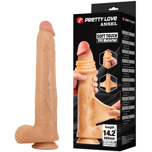  Veliki realistični dildo 36cm Ansel Slike