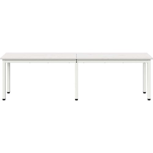  Klupa Bijelo 160 x 35 x 45 cm Čvrsto borovo drvo Slike