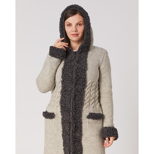 Wool Art ženski kaput 16WJ13 sivi Cene