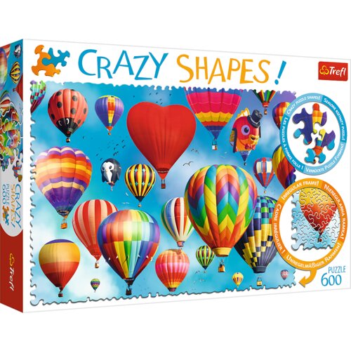 Puzzle 600 Crazy Shapes - Kolorowe balony 11112 Cijene