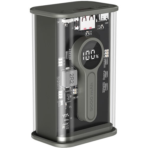 Gembird PB09-TQC3-01 power bank 9000 mah, crni Cene