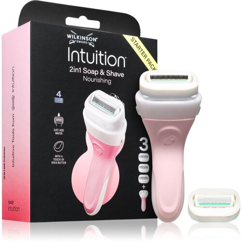 Wilkinson Sword Intuition 2in1 Soap & Shave Nourishing brijač + zamjenske glave Cene