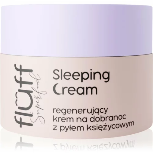 Fluff Superfood Sleeping Cream nočna regeneracijska krema Moonmilk 50 ml