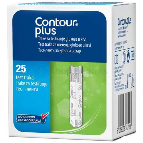 Bayer Contour plus 25 traka Slike