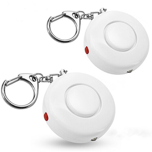 Generic Osebni alarm z LED svetilko, samoobrambni obesek za ključe, okrogel z lučko, (21128936) Cene