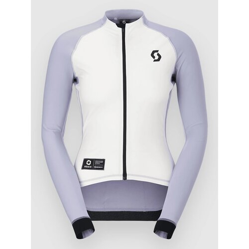 Scott Rc Pro Warm Remix Long Sleeve Jersey cotton white / htr purple Cene