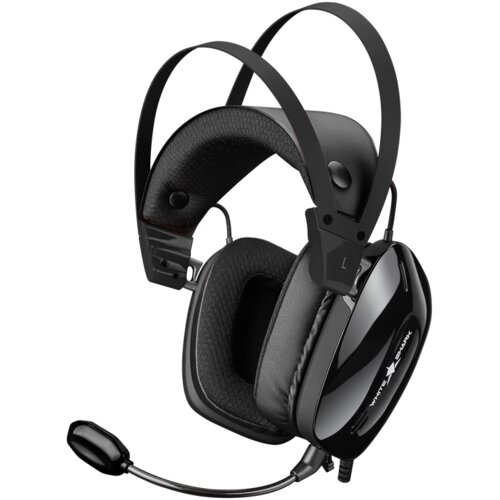WHITESHARK Gottan GH-2446 gaming slu&amp;scaron;alice s mikrofonom, crne Slike
