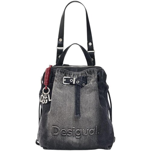 Desigual Nahrbtniki BACK_HALF LOGO 26WAKD04 Črna Slike