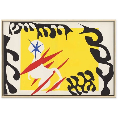  Slika - Henri Matisse &amp;ndash; Nightmare of the White Elephant 120x80 U prirodnom drvenom okviru Slike