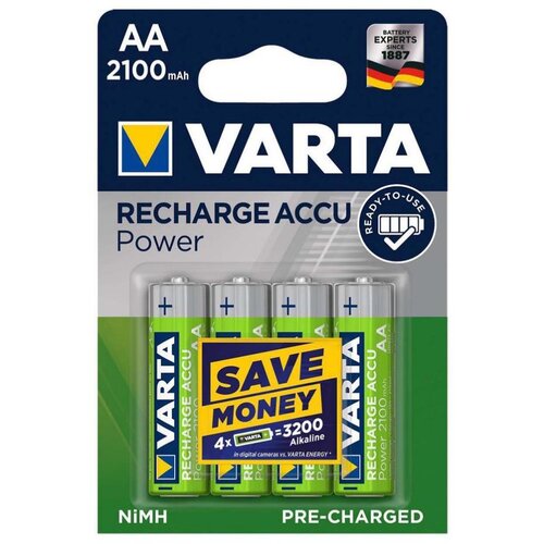 Varta 56706 - 4 kom punjive AA baterije ACCU NiMH/2100mAh/1,2V Cene