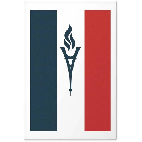  Plakat - French Flag with a Torch 29.7x42 Bez okvira s margom Slike
