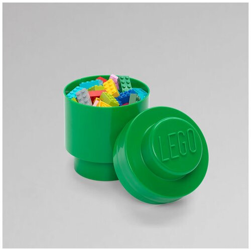 Lego Kutija za odlaganje okrugla: Tamnozelena 164757 Cene