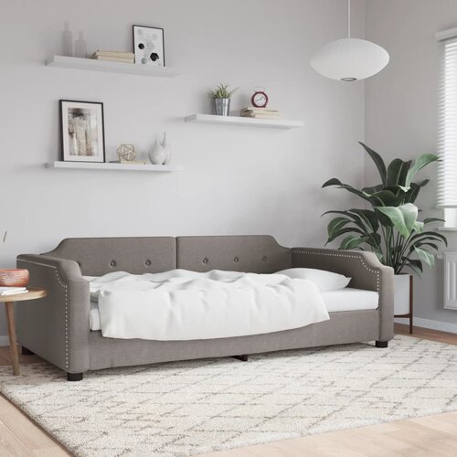  Dnevni krevet smeđesivi 80 x 200 cm od tkanine Cijene