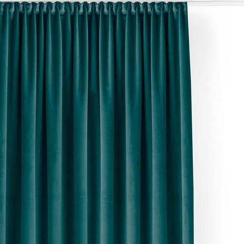 Filumi Modrozelena žametna zavesa za delno zatemnitev 265x270 cm Velto &amp;ndash; Slike