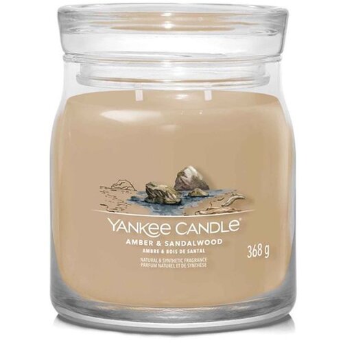 Yankee Candle Amber &amp;amp; Sandalwood mirisna svijeća 368 g Slike