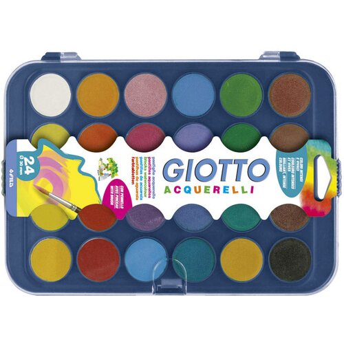 Boja vodena fi 30mm 24boje plus kist giotto fila 3320 (3524) blister Cijene