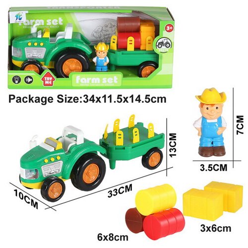  Tractor and Farmer Set + Accessories Cene