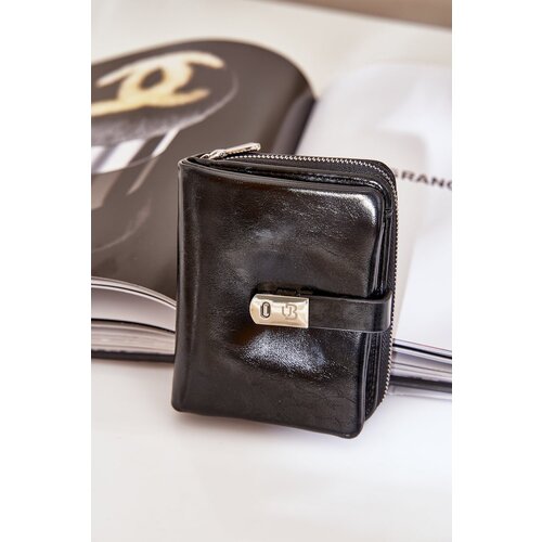  Lacquered Women&amp;#039;s Wallet Black Yathika Slike