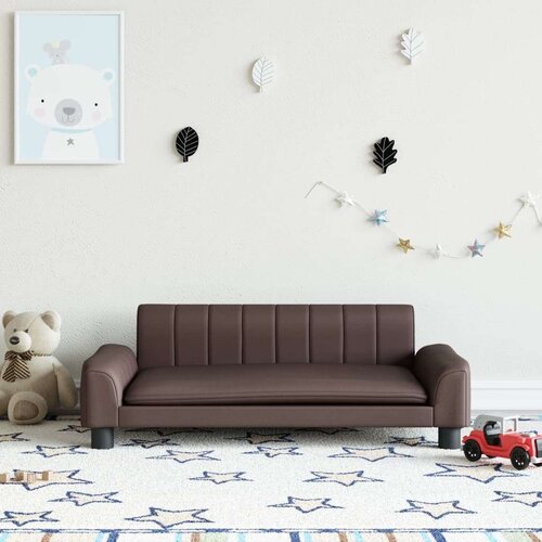  Dječja fotelja smeđa 90x53x30 cm od umjetne kože Cijene