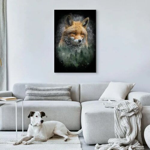  Slika - Forest Life (1 Part) Vertical 80x120 Na talijanskom platnu Slike