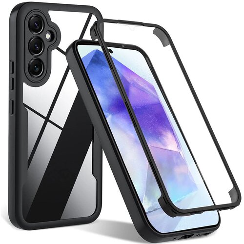 Techsuit ColorVerse 360 Series obostrana za&scaron;titna maska za Samsung Galaxy A15 4G / A15 5G &ndash; crna Cijene