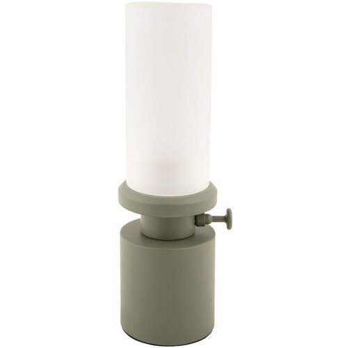Leitmotiv Kaki zelena LED stolna lampa s mogućnosti zatamnjivanja s metalnim sjenilom/sa staklenim sjenilom (visina 29,5 cm) Camp – Cene