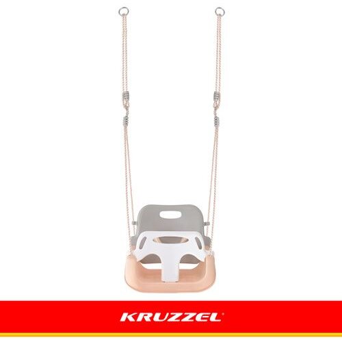 Kruzzel 3-u-1 dječja ljuljačka sivo-bež boje Slike