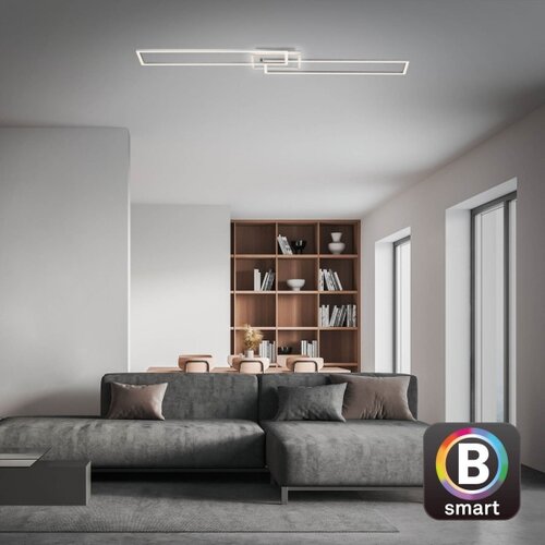BRILO led prigu&amp;scaron;iva plafonska lampa frame 2xLED/20W/230V wi-fi tuya + daljinski Slike