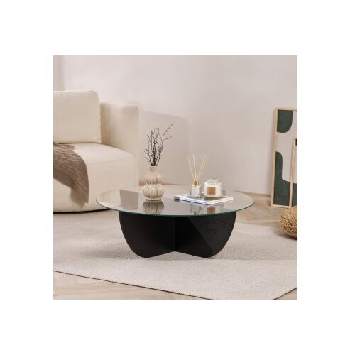 Hanah home sto za kafu liya wood black Cene