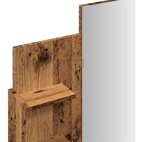  Toaletni stol s ogledalom Staro drvo 96x39x142 cm Slike