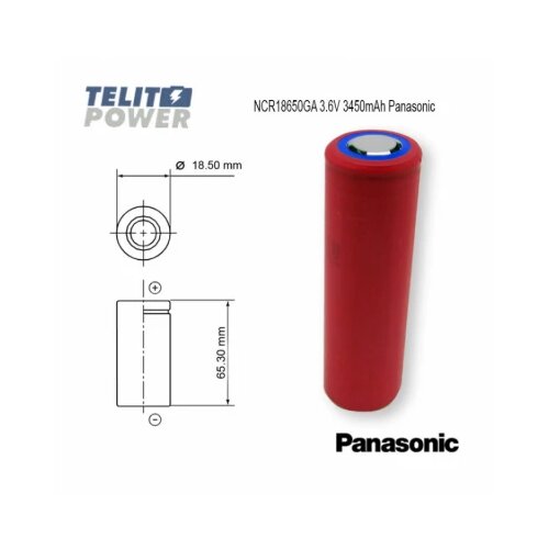 Panasonic Li-Ion 3.6V 3450mAh NCR18650GA Cene