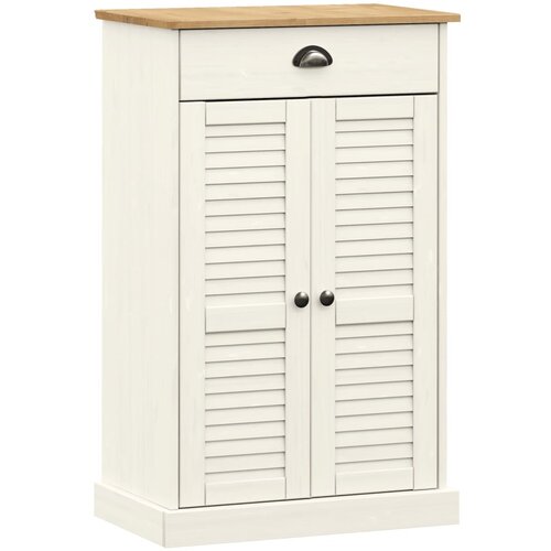 Maison Chic Omarica za obutev - Kopa za čevlje VIGO bela 60x35x96 cm trdna borovina, (21777491) Cene