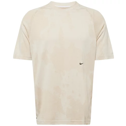 Nike Tehnička sportska majica 'ADV' bež / pijesak / crna