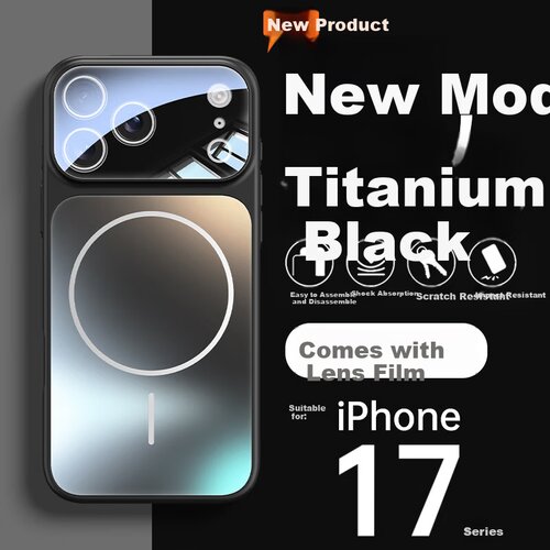  Zhilangni Maska za mobilni telefon iPhone 17 Pro, Crna Cene