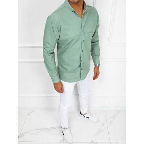 DStreet Pánská elegantní zelená košile DX2369 Cene