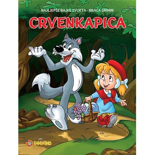Bambbino Srednja slikovnica - Crvenkapica, bajka braće Grimm Slike