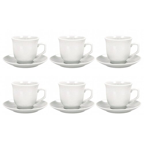 Ad trend Set skodelic za čaj 75984 / 6 kos / bel porcelan, (20928695) Cene