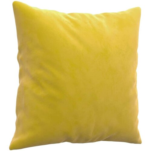 VidaXL 2-dijelni set sofa s jastucima žuti bar&amp;scaron;unasti Slike