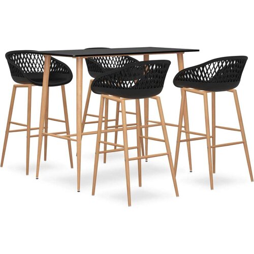 5-dijelni barski set crni Cijene