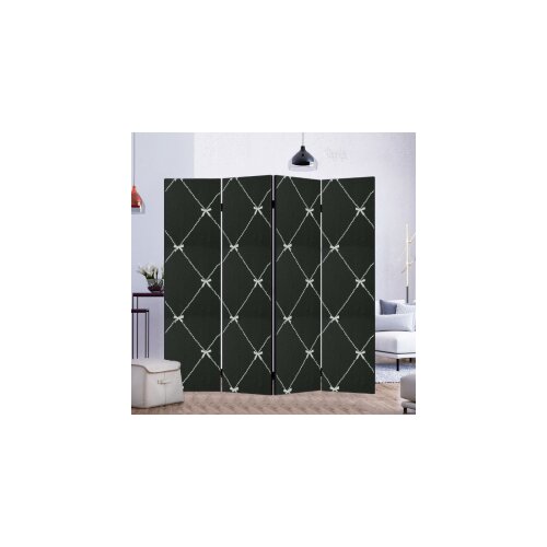  Paravan romb black 5 krila 250x175cm Slike