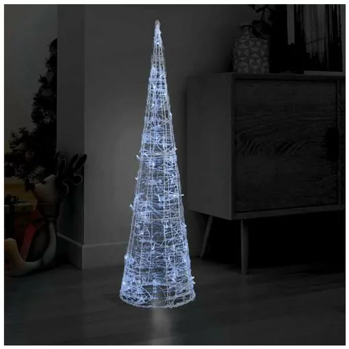  Akrilna okrasna LED piramida hladno bela 120 cm