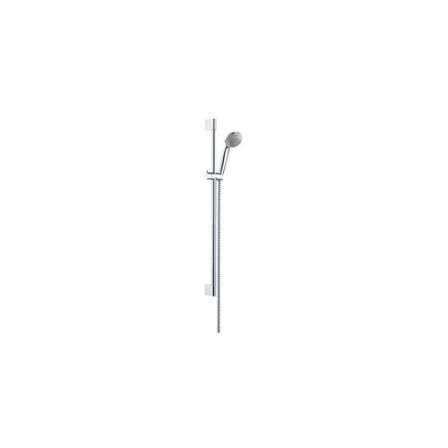 Hansgrohe Crometta 85 Chrome tuš set: ručni tuš sa 2 mlaza, Metaflex 1600 crevo za tuš i usponska šipka sa kliznim držačem 27763000 Cene