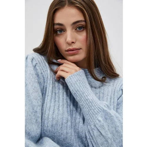 Moodo Sweater with puff sleeves