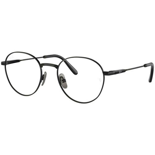 Ray-ban David Titanium RX8782 1244 ONE SIZE (51) Črna/Kristalna Cene
