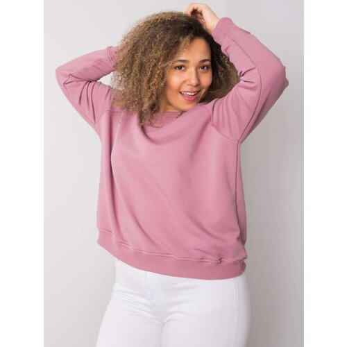 BASIC Feel Good Sweatshirt-RV-BL-6326.02X-dark pink Cene