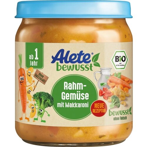 Alete Bio kremna zelenjava z makaroni - 250 g Cene
