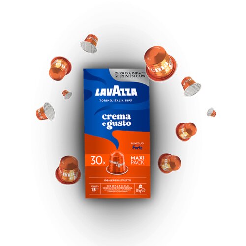 Lavazza crema e gusto forte 30 kapsula nespresso Cene