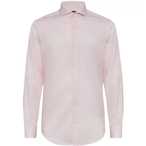 Boggi Milano Poslovna košulja roza / svijetloroza