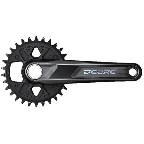  Pogon Shimano, Fc-M6100-1, Deore, For Rear 12-Speed, 2-Pcs Fc, 175Mm, 30T W/O Cg, W/O Bb Parts, For Chain Line 52Mm, Ind.Pack Slike