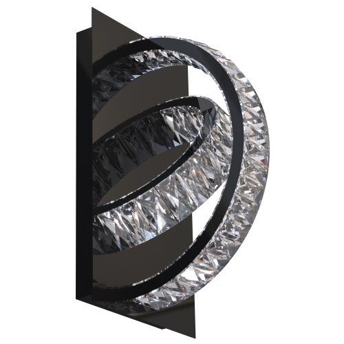 Zuma line MX3274-2-3BCT-LED zidno svetlo tula LED/18W/230V 2700-6000K crno Slike
